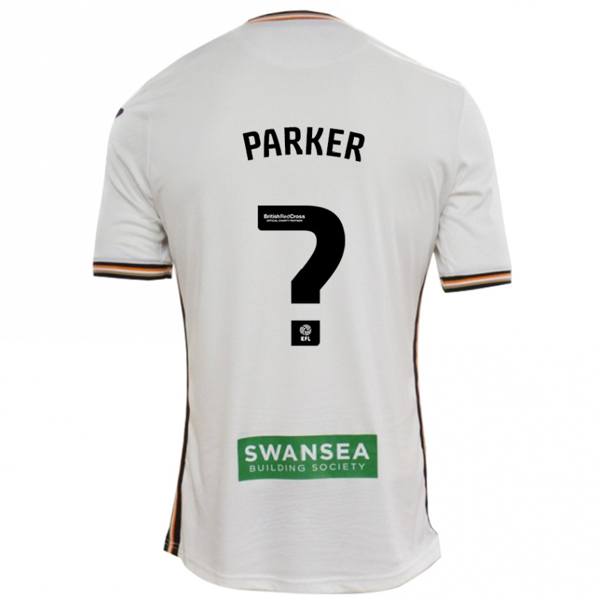 Enfant Football Maillot Arthur Parker #0 Blanc Tenues Domicile 2024/25