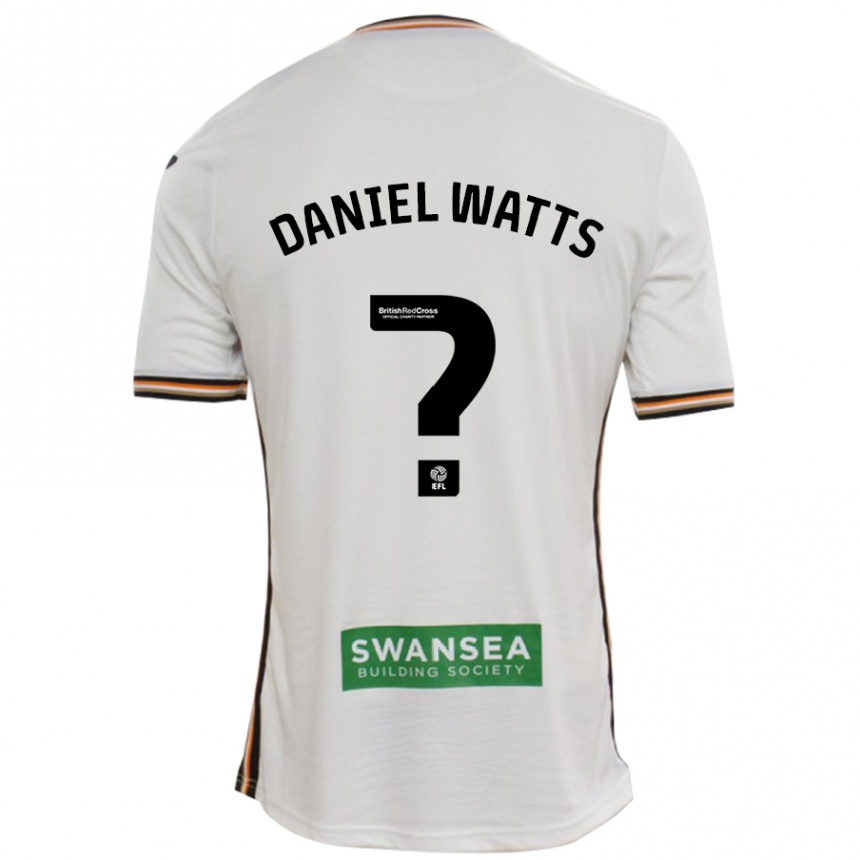 Enfant Football Maillot Daniel Watts #0 Blanc Tenues Domicile 2024/25