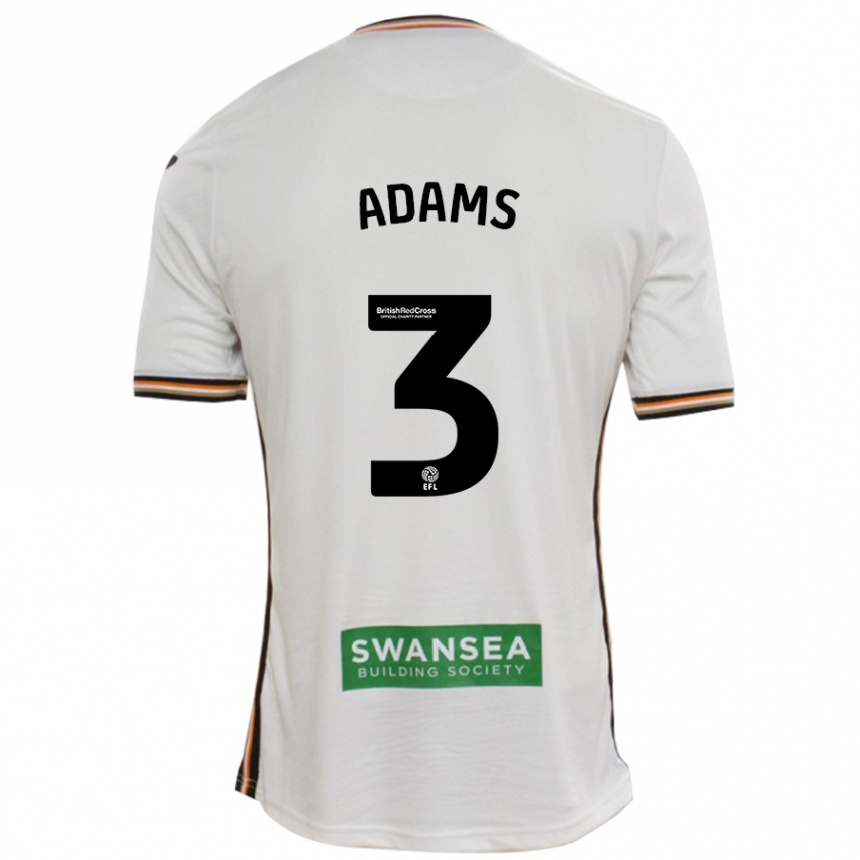 Enfant Football Maillot Sarah Adams #3 Blanc Tenues Domicile 2024/25