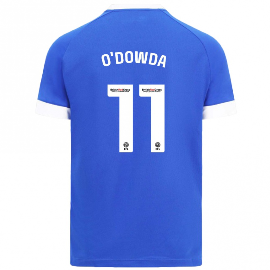 Enfant Football Maillot Callum O'dowda #11 Bleu Ciel Tenues Domicile 2024/25