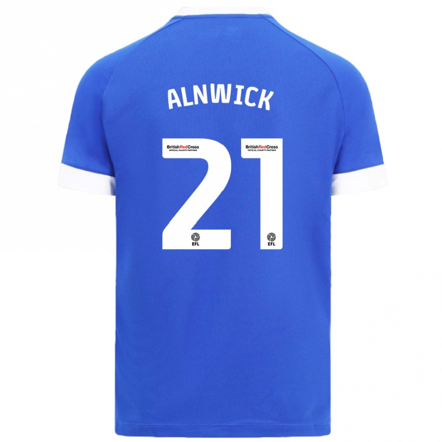 Enfant Football Maillot Jak Alnwick #21 Bleu Ciel Tenues Domicile 2024/25