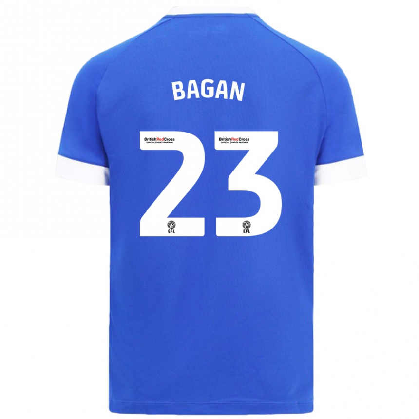 Enfant Football Maillot Joel Bagan #23 Bleu Ciel Tenues Domicile 2024/25