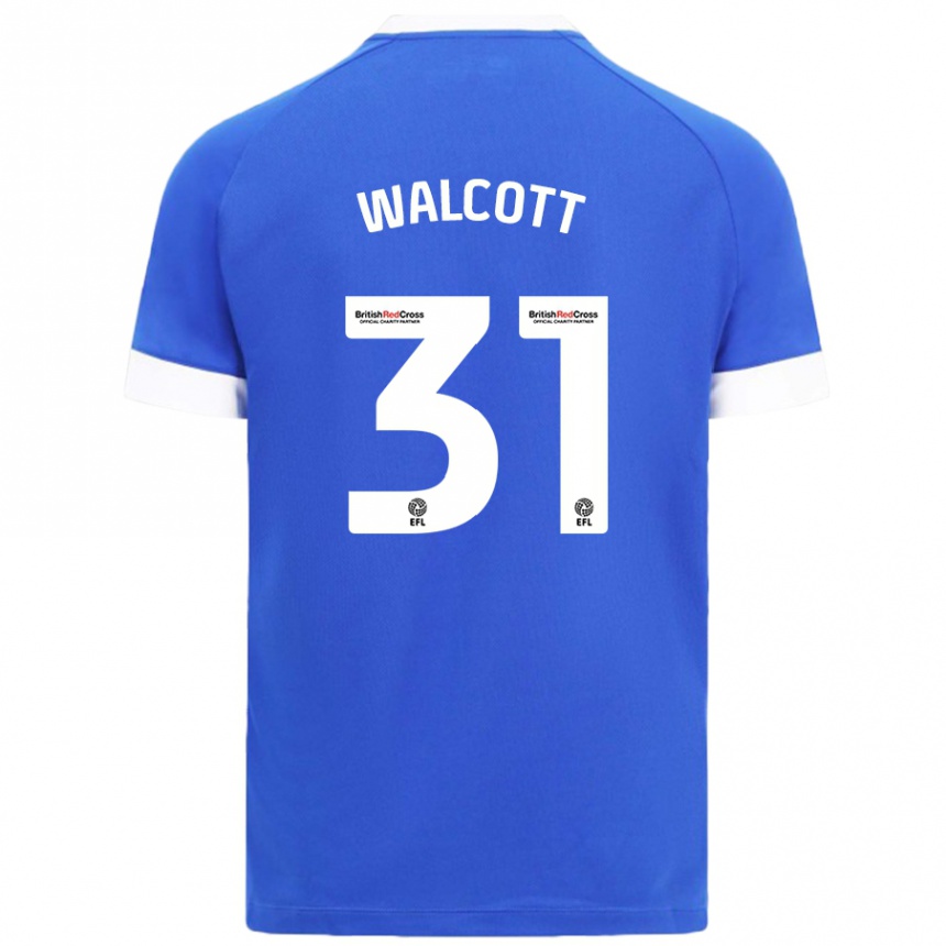 Enfant Football Maillot Malachi Fagan Walcott #31 Bleu Ciel Tenues Domicile 2024/25