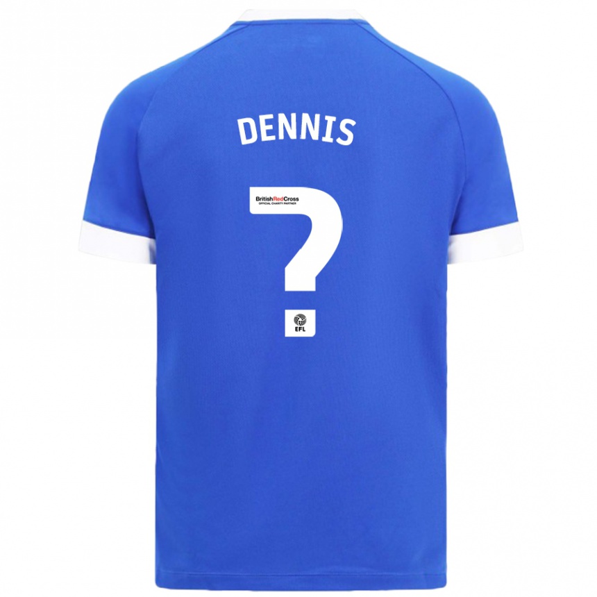 Enfant Football Maillot Jake Dennis #0 Bleu Ciel Tenues Domicile 2024/25