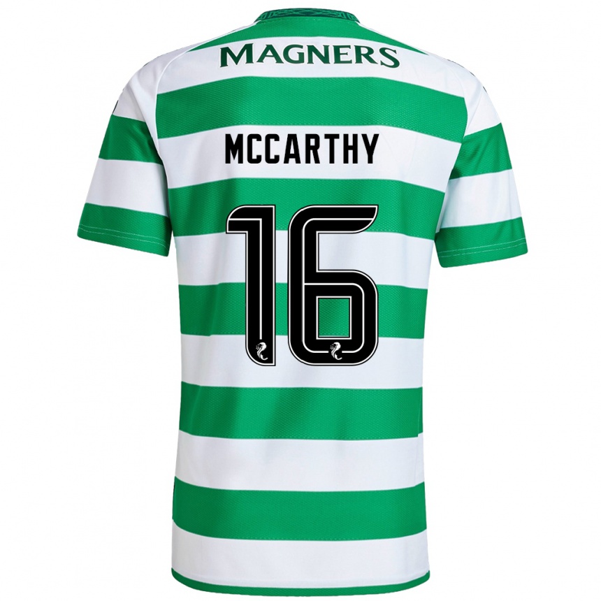 Enfant Football Maillot James Mccarthy #16 Vert Blanc Tenues Domicile 2024/25