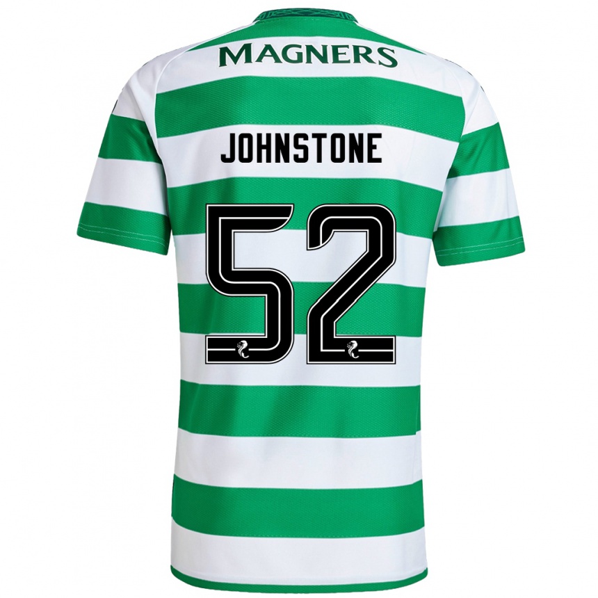 Enfant Football Maillot Rachael Johnstone #52 Vert Blanc Tenues Domicile 2024/25