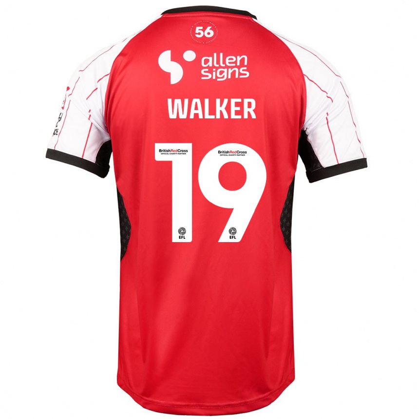 Enfant Football Maillot Tyler Walker #19 Blanc Tenues Domicile 2024/25