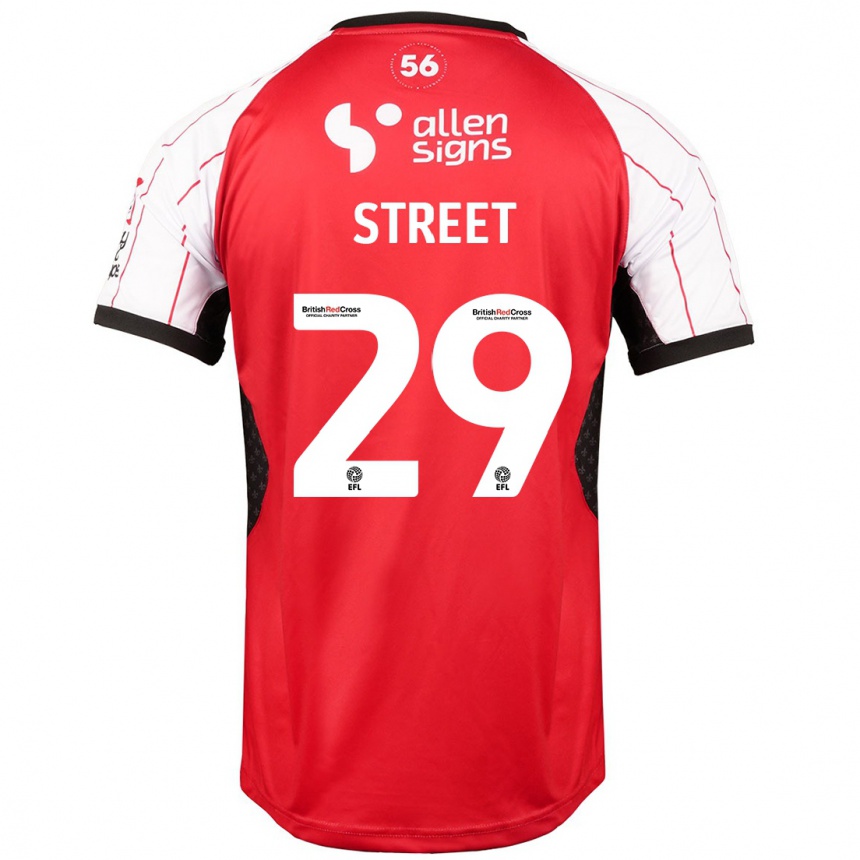 Enfant Football Maillot Robert Street #29 Blanc Tenues Domicile 2024/25