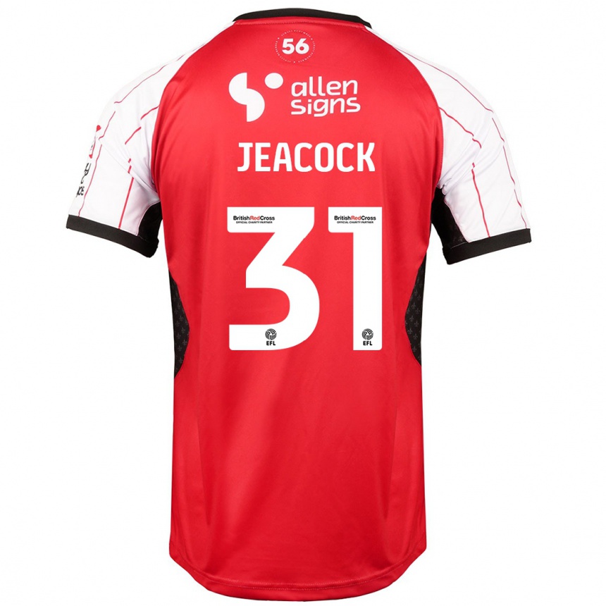 Enfant Football Maillot Zach Jeacock #31 Blanc Tenues Domicile 2024/25