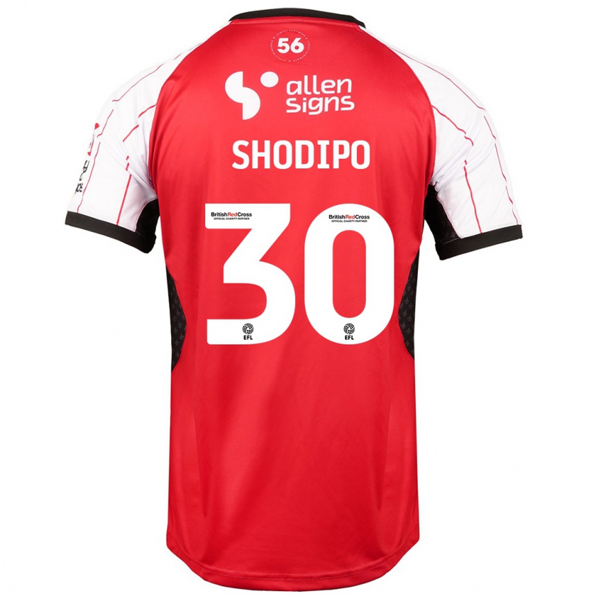 Enfant Football Maillot Olamide Shodipo #30 Blanc Tenues Domicile 2024/25