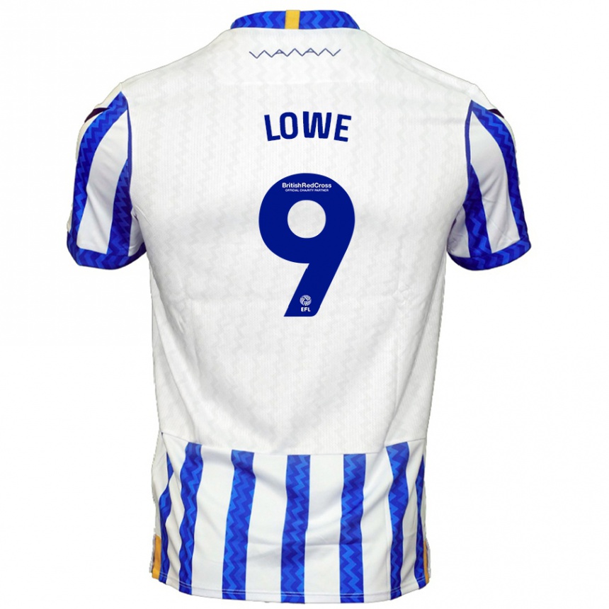 Enfant Football Maillot Jamal Lowe #9 Bleu Blanc Tenues Domicile 2024/25