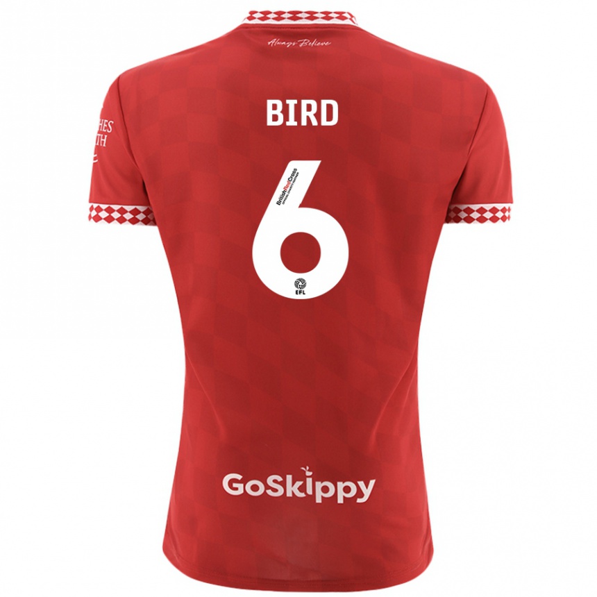 Enfant Football Maillot Max Bird #6 Rouge Tenues Domicile 2024/25