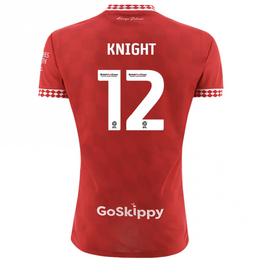 Enfant Football Maillot Jason Knight #12 Rouge Tenues Domicile 2024/25