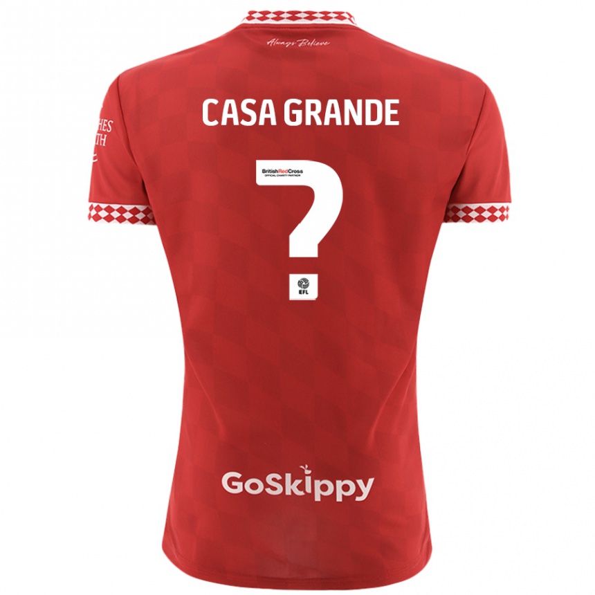 Enfant Football Maillot Josey Casa-Grande #0 Rouge Tenues Domicile 2024/25