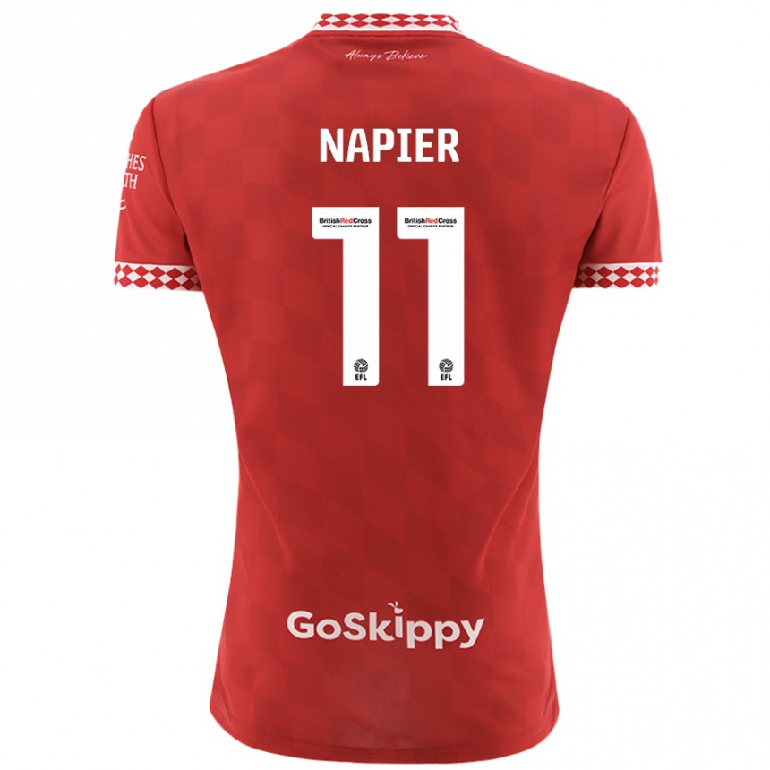 Enfant Football Maillot Jamie-Lee Napier #11 Rouge Tenues Domicile 2024/25