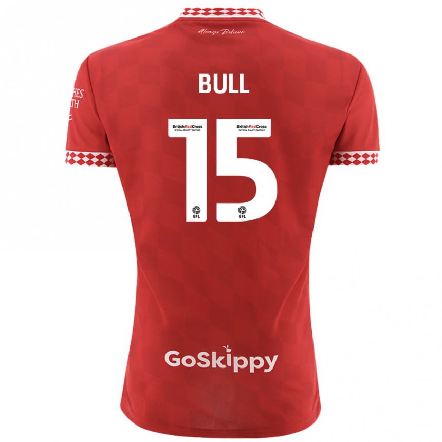 Enfant Football Maillot Jasmine Bull #15 Rouge Tenues Domicile 2024/25