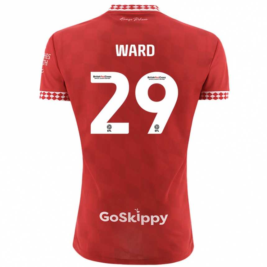 Enfant Football Maillot Mari Ward #29 Rouge Tenues Domicile 2024/25