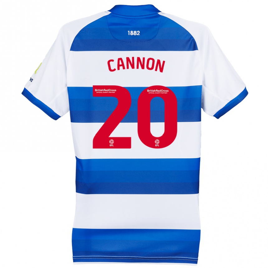 Enfant Football Maillot Reggie Cannon #20 Blanc Bleu Tenues Domicile 2024/25