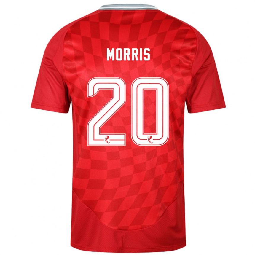 Enfant Football Maillot Shayden Morris #20 Rouge Tenues Domicile 2024/25