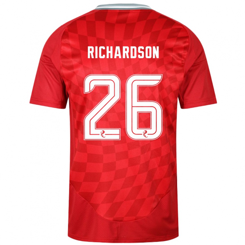 Enfant Football Maillot Jayden Richardson #26 Rouge Tenues Domicile 2024/25