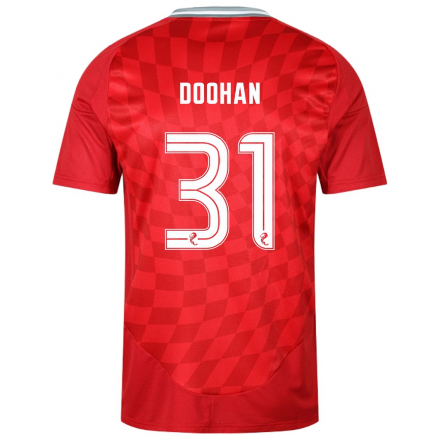 Enfant Football Maillot Ross Doohan #31 Rouge Tenues Domicile 2024/25