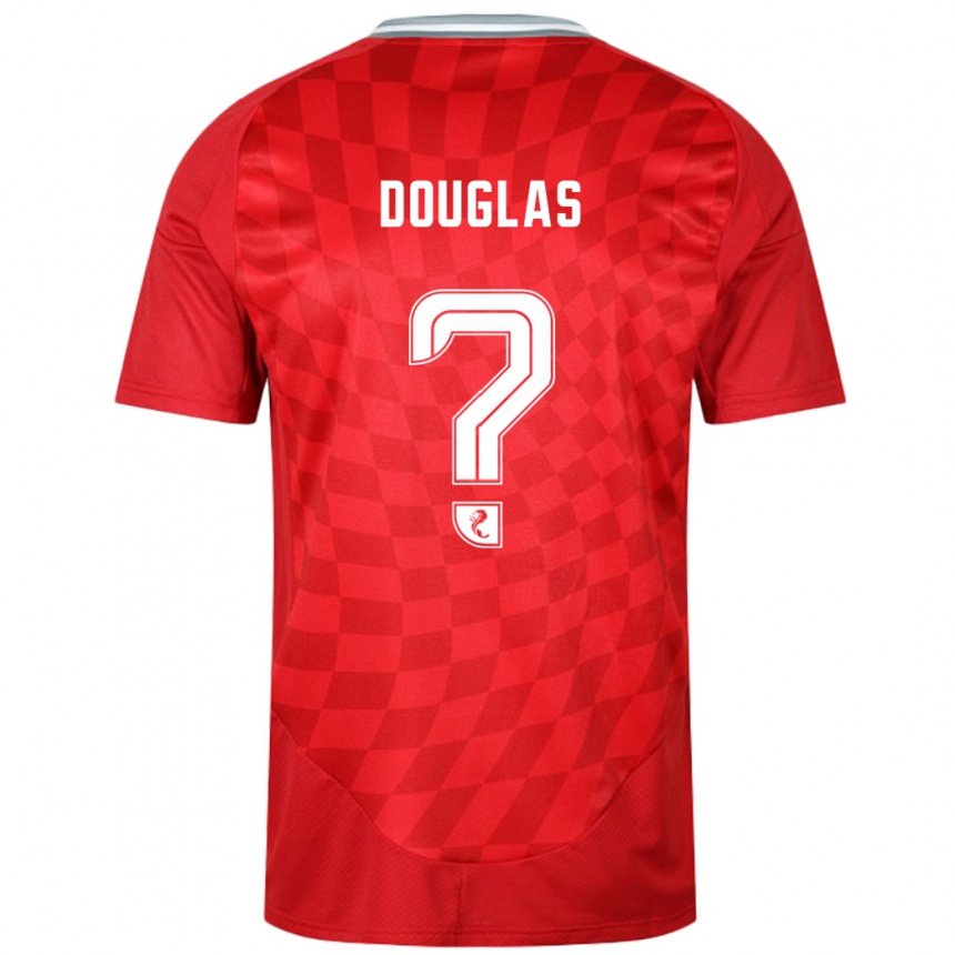 Enfant Football Maillot Connor Douglas #0 Rouge Tenues Domicile 2024/25