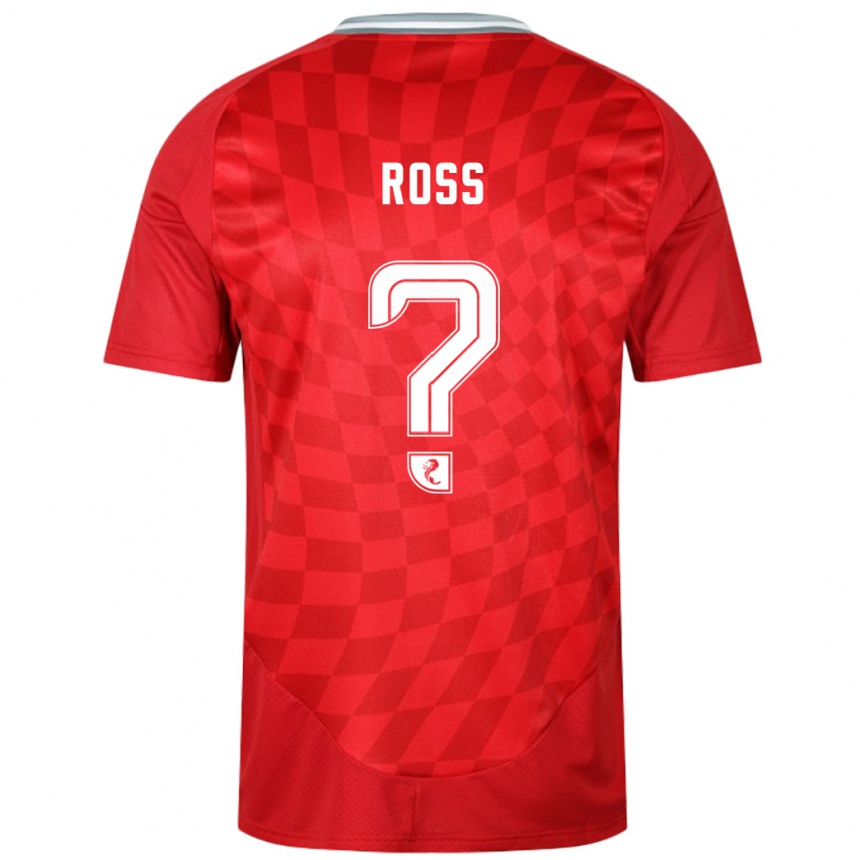 Enfant Football Maillot Dylan Ross #0 Rouge Tenues Domicile 2024/25