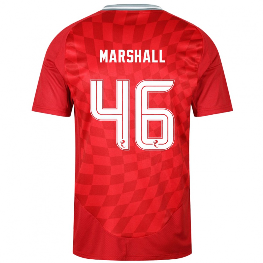 Enfant Football Maillot Findlay Marshall #46 Rouge Tenues Domicile 2024/25