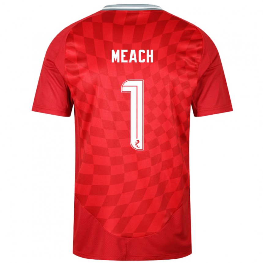 Enfant Football Maillot Aaliyah-Jay Meach #1 Rouge Tenues Domicile 2024/25