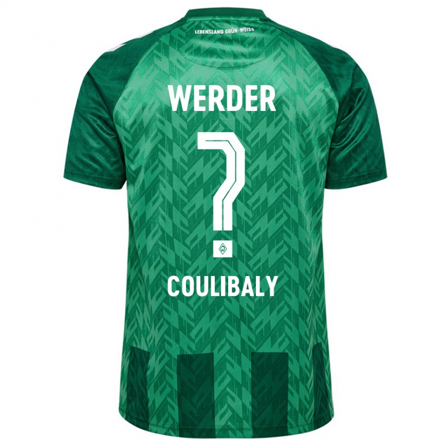 Enfant Football Maillot Karim Coulibaly #0 Vert Tenues Domicile 2024/25