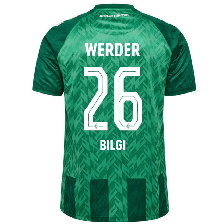 Enfant Football Maillot Süleyman Bilgi #26 Vert Tenues Domicile 2024/25