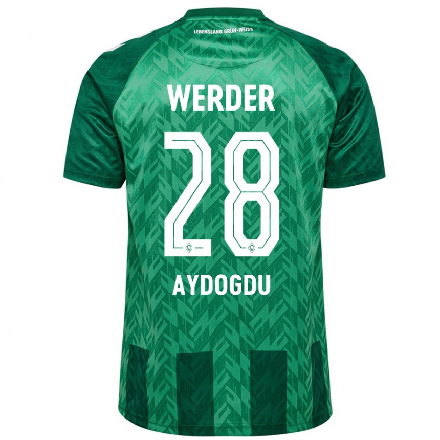 Enfant Football Maillot Onur Aydogdu #28 Vert Tenues Domicile 2024/25