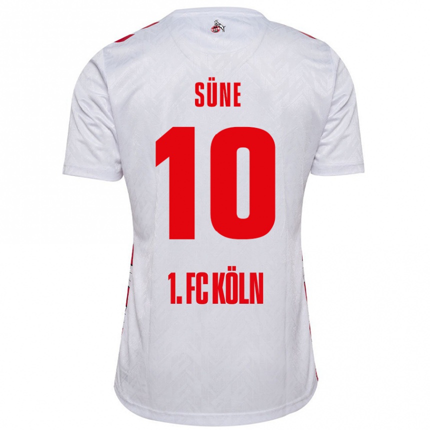 Enfant Football Maillot Arda Süne #10 Blanc Rouge Tenues Domicile 2024/25