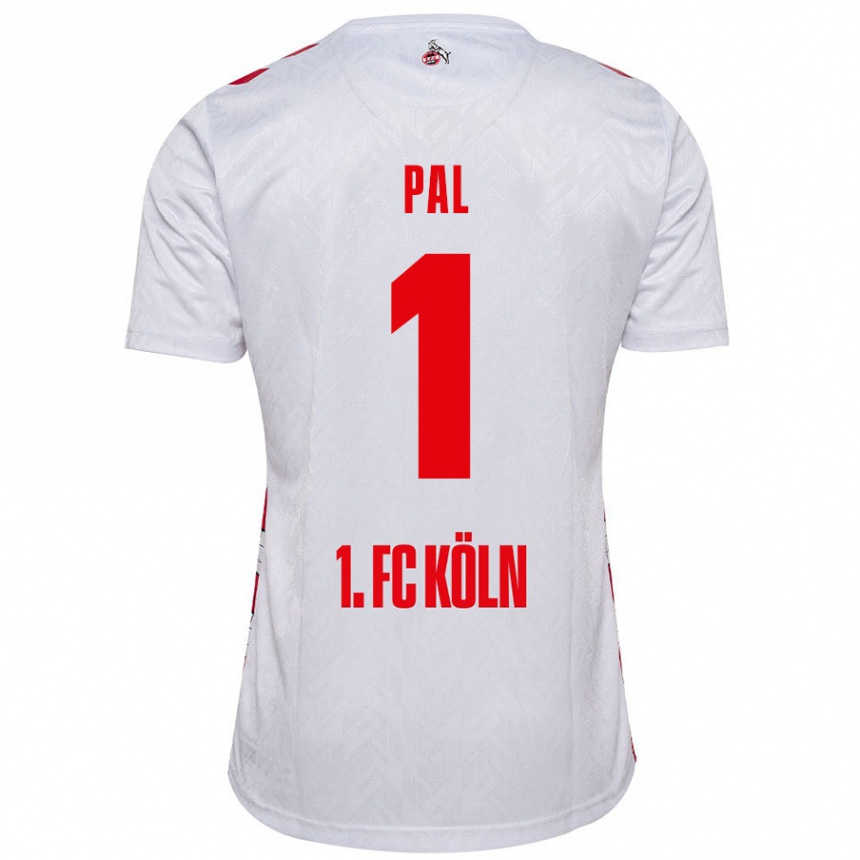 Enfant Football Maillot Jasmin Pal #1 Blanc Rouge Tenues Domicile 2024/25