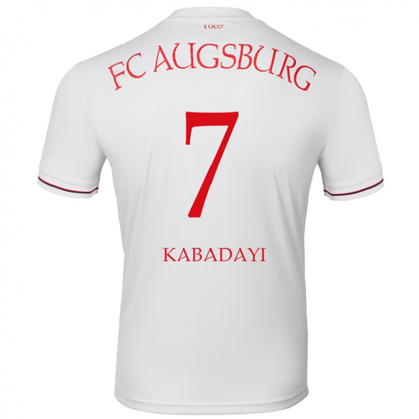 Enfant Football Maillot Yusuf Kabadayi #7 Blanc Tenues Domicile 2024/25