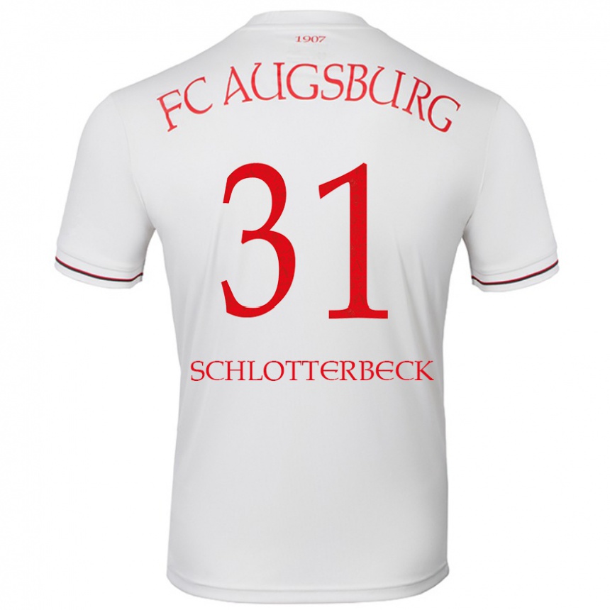 Enfant Football Maillot Keven Schlotterbeck #31 Blanc Tenues Domicile 2024/25