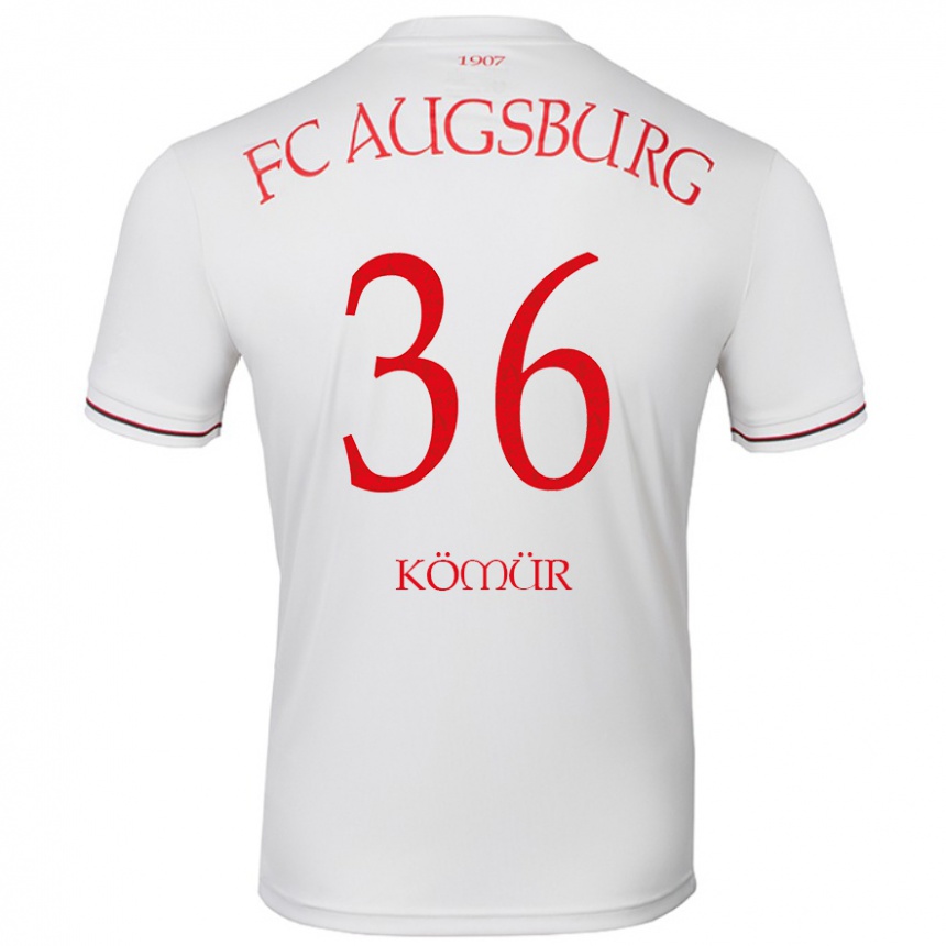 Enfant Football Maillot Mert Kömür #36 Blanc Tenues Domicile 2024/25