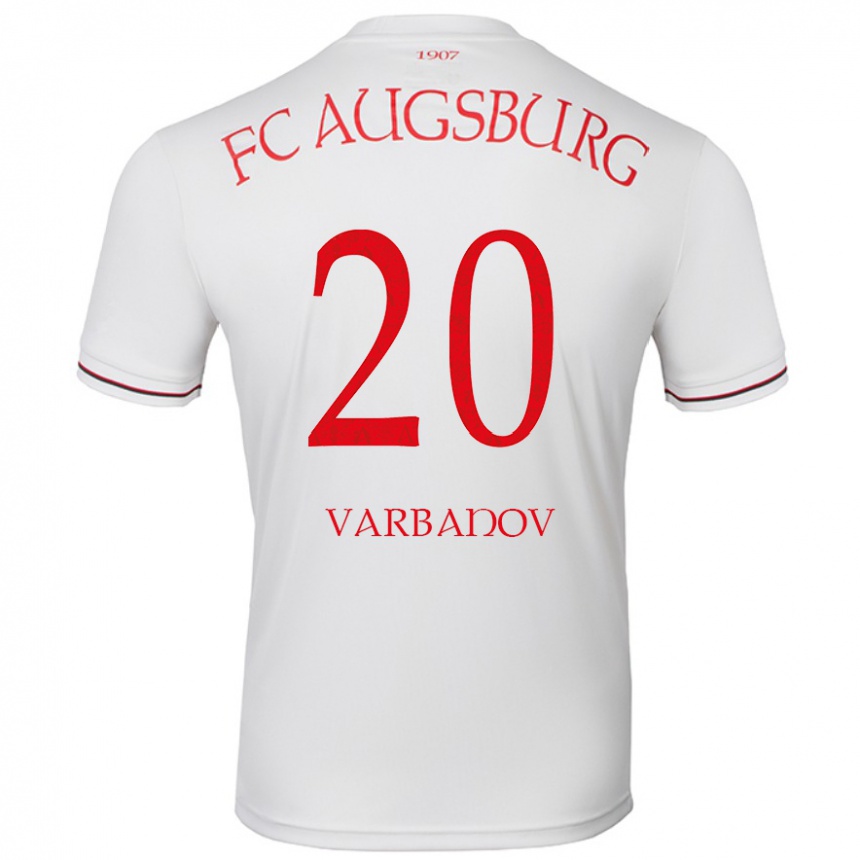 Enfant Football Maillot Svetoslav Varbanov #20 Blanc Tenues Domicile 2024/25