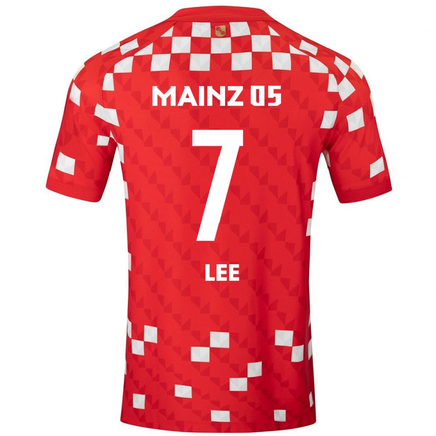 Enfant Football Maillot Jae-Sung Lee #7 Blanc Rouge Tenues Domicile 2024/25