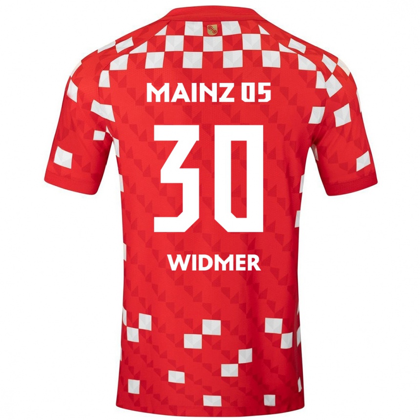 Enfant Football Maillot Silvan Widmer #30 Blanc Rouge Tenues Domicile 2024/25