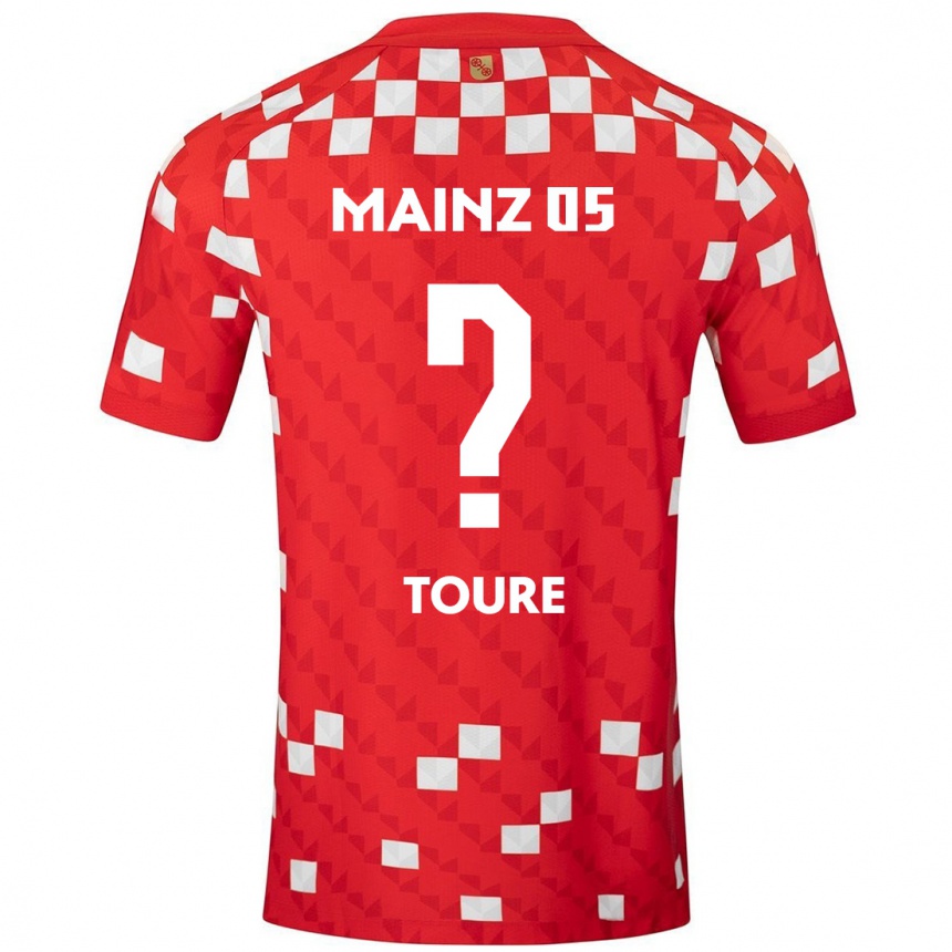 Enfant Football Maillot Safyan Toure #0 Blanc Rouge Tenues Domicile 2024/25