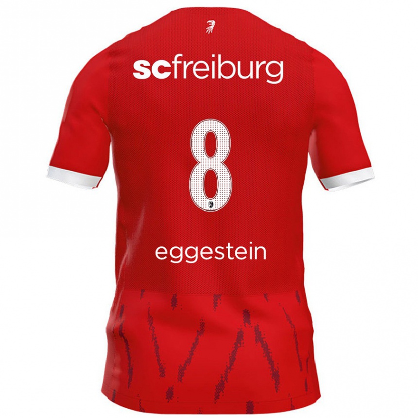 Enfant Football Maillot Maximilian Eggestein #8 Rouge Tenues Domicile 2024/25