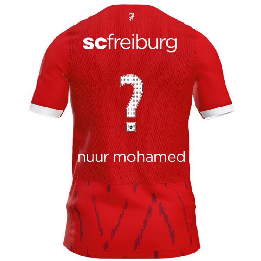 Enfant Football Maillot Billal Nuur Mohamed #0 Rouge Tenues Domicile 2024/25