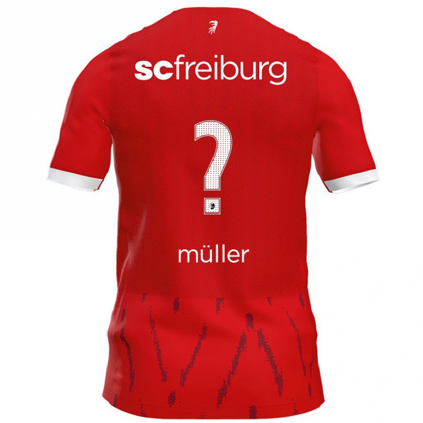 Enfant Football Maillot Phillip Müller #0 Rouge Tenues Domicile 2024/25