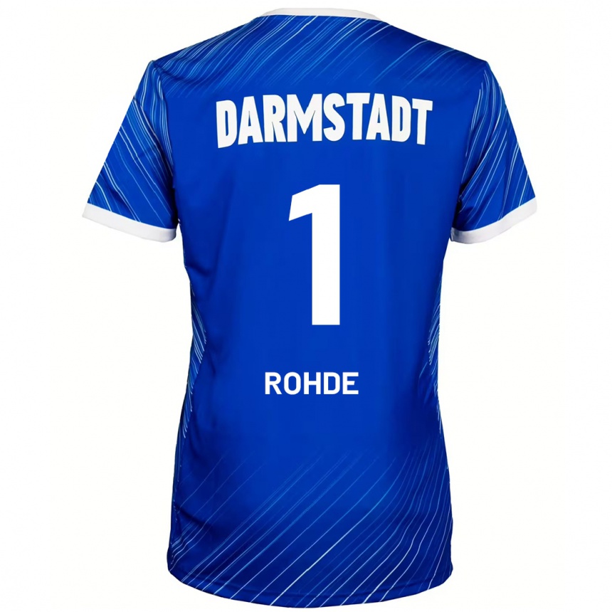 Enfant Football Maillot Til Rohde #1 Bleu Blanc Tenues Domicile 2024/25