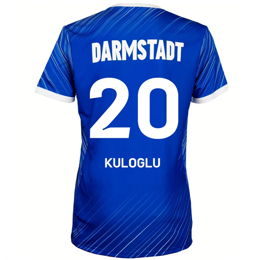 Enfant Football Maillot Can Kuloglu #20 Bleu Blanc Tenues Domicile 2024/25