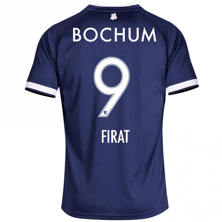 Enfant Football Maillot Kaan Firat #9 Bleu Foncé Tenues Domicile 2024/25