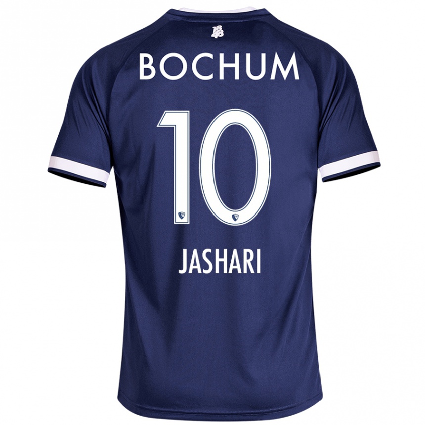 Enfant Football Maillot Lirim Jashari #10 Bleu Foncé Tenues Domicile 2024/25