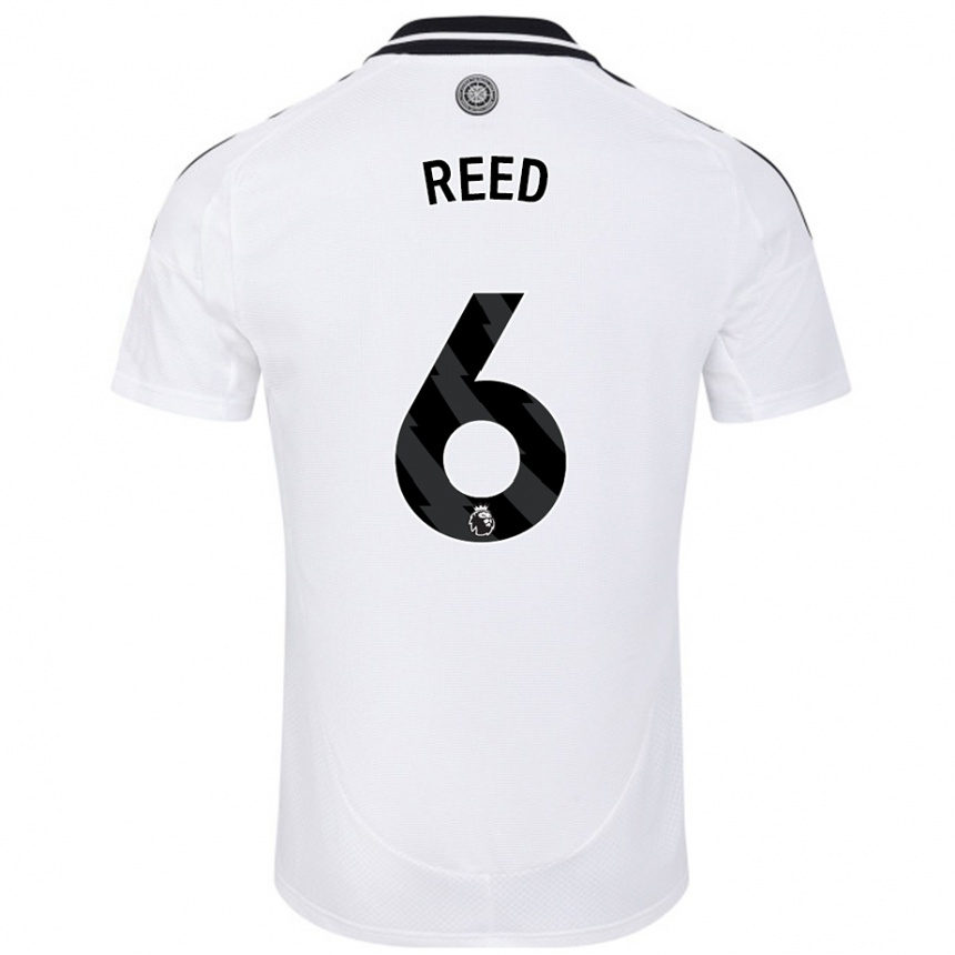 Enfant Football Maillot Harrison Reed #6 Blanc Tenues Domicile 2024/25