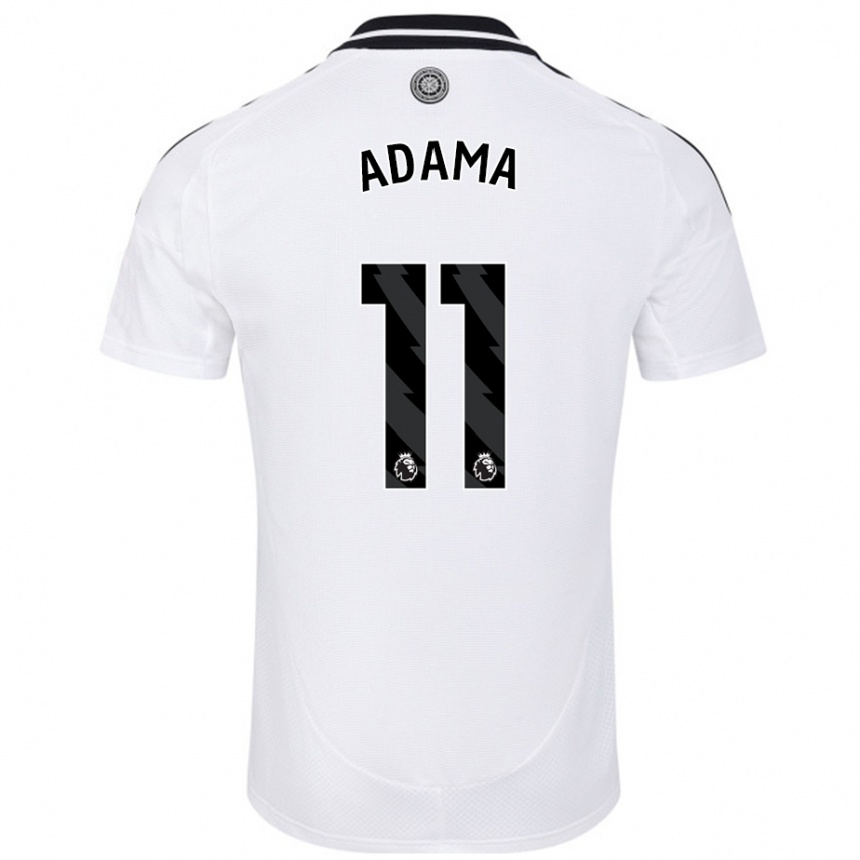 Enfant Football Maillot Adama Traoré #11 Blanc Tenues Domicile 2024/25